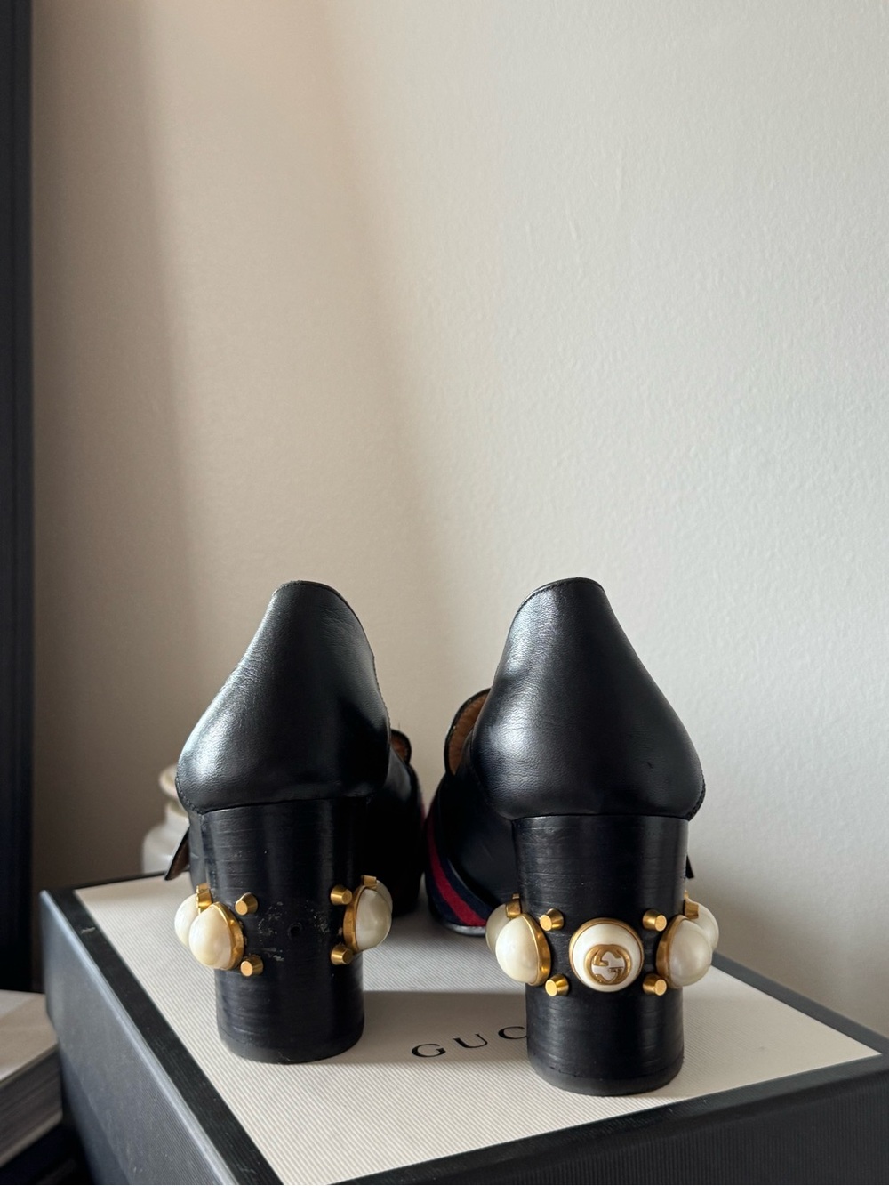 Gucci Black Leather Heels - Picture 5 of 12